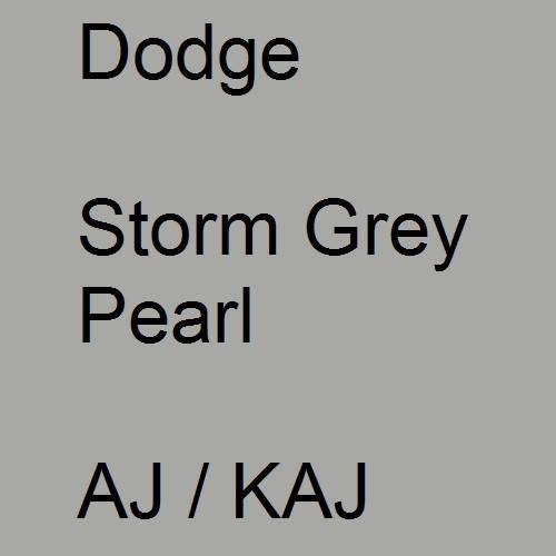 Dodge, Storm Grey Pearl, AJ / KAJ.